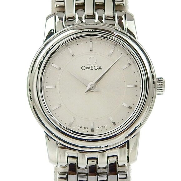 OMEGA De ville Watches SilverDial Stainless Steel Quartz Analog main image 9